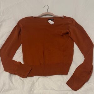 The Limited Women's Burnt Orange Sweater